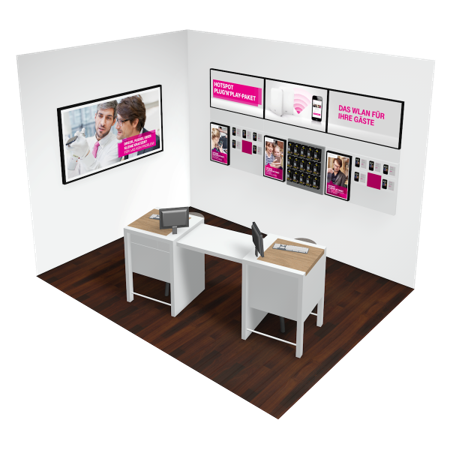 Ladenkonzept Digital Signage Deutsche Telekom Flagship Store