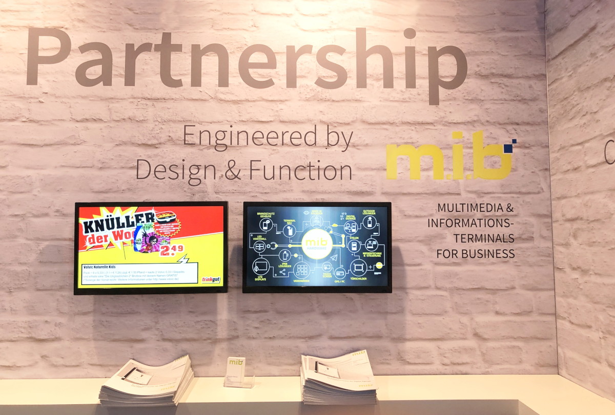 m.i.b. GmbH Multimedia und Informationsterminals Integrated Systems Europe 2019 Amsterdam